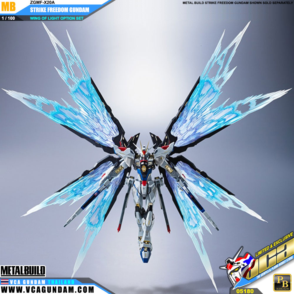 WING OF LIGHT OPTION SET FOR MB STRIKE FREEDOM GUNDAM