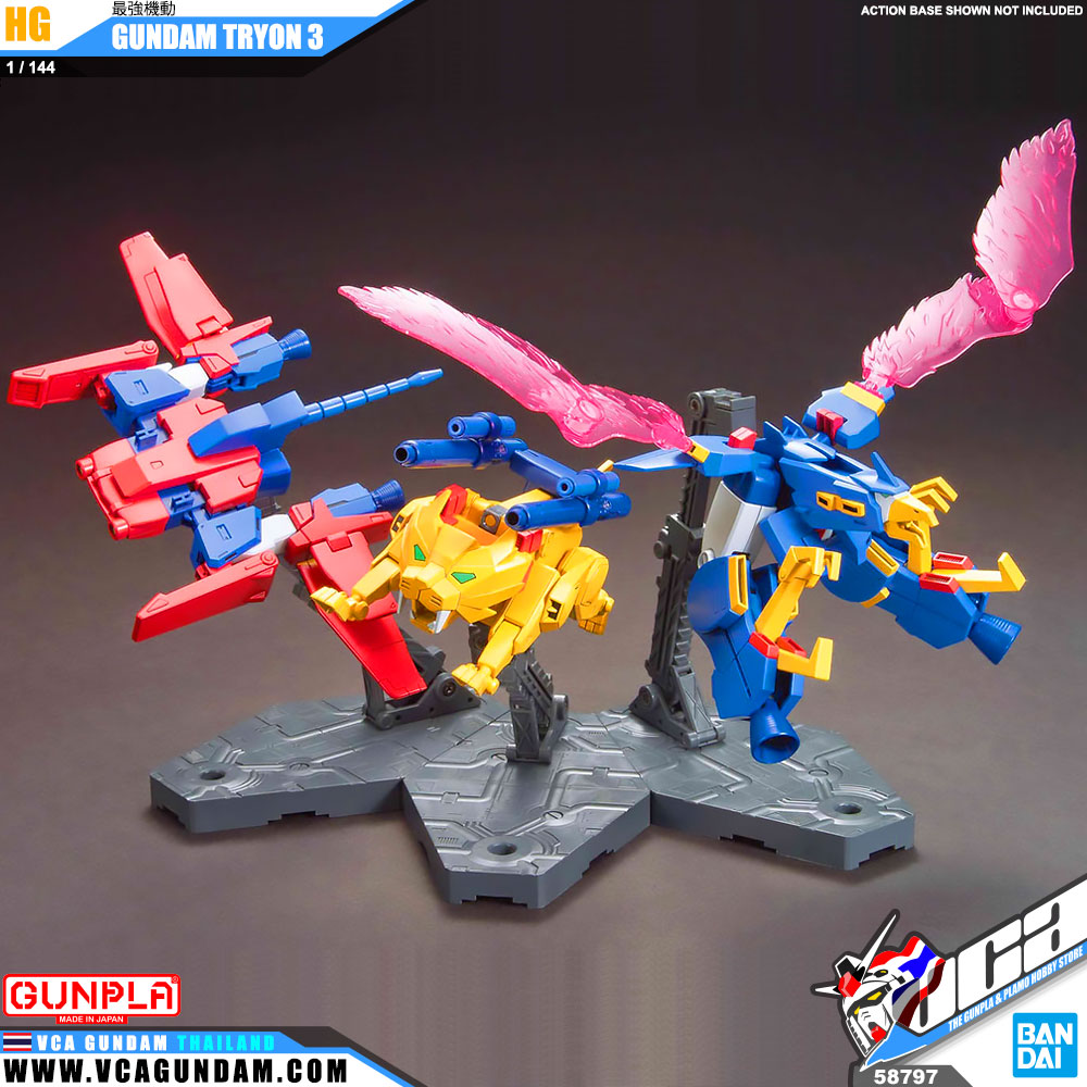 HG 最強機動 GUNDAM TRYON 3 กันดั้ม ไทรยอน 3