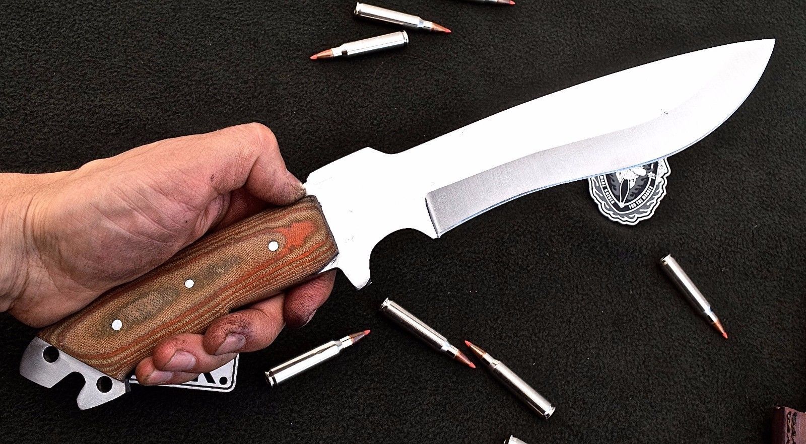 IPAK CFK Custom Handmade D2 BUG-OUT-BAG Tactical Parang Survival Bushcraft Knife