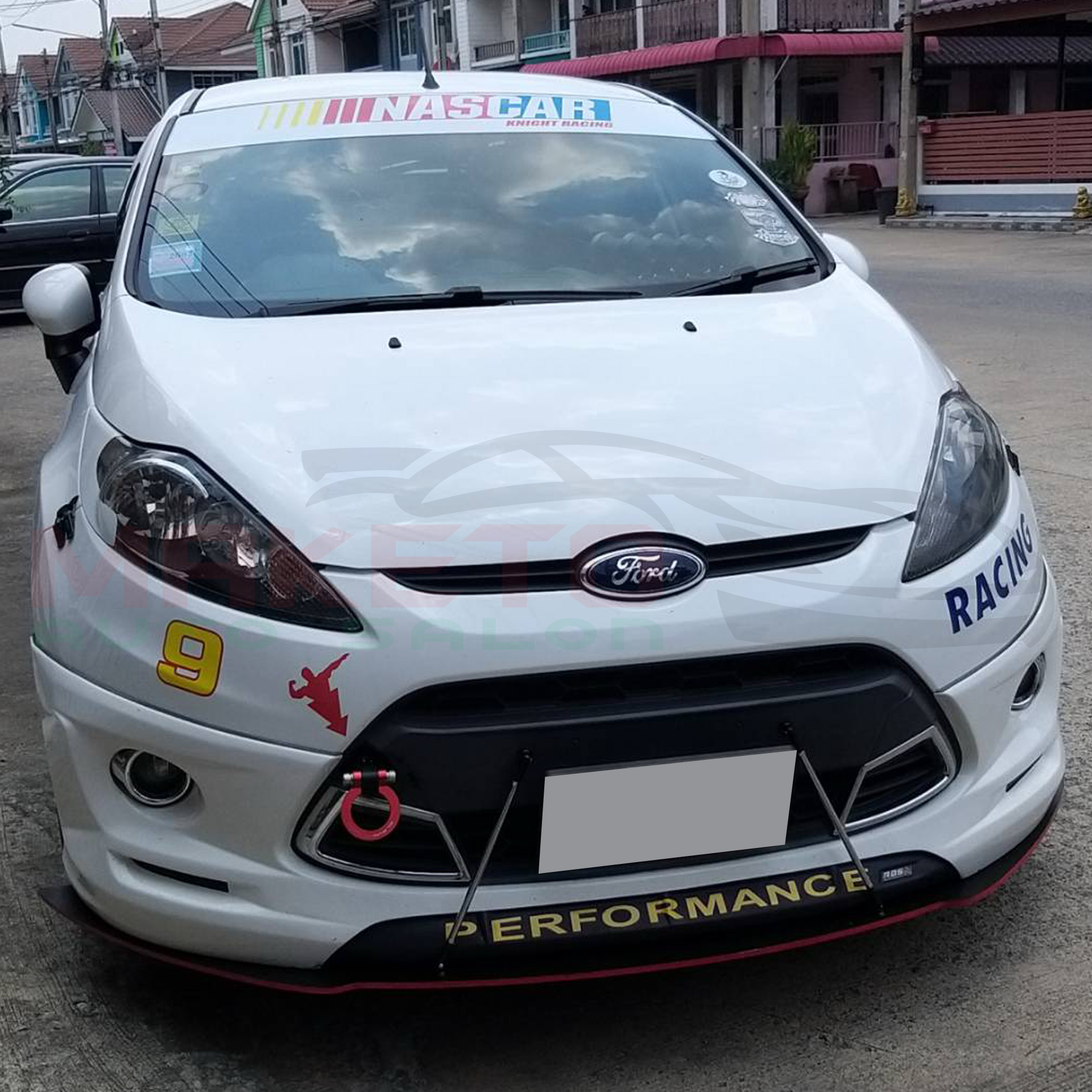 (A037) ชุดขายึดพยุงสปอยเลอร์ ลิ้นหน้า Wingหลัง ยาวพิเศษ