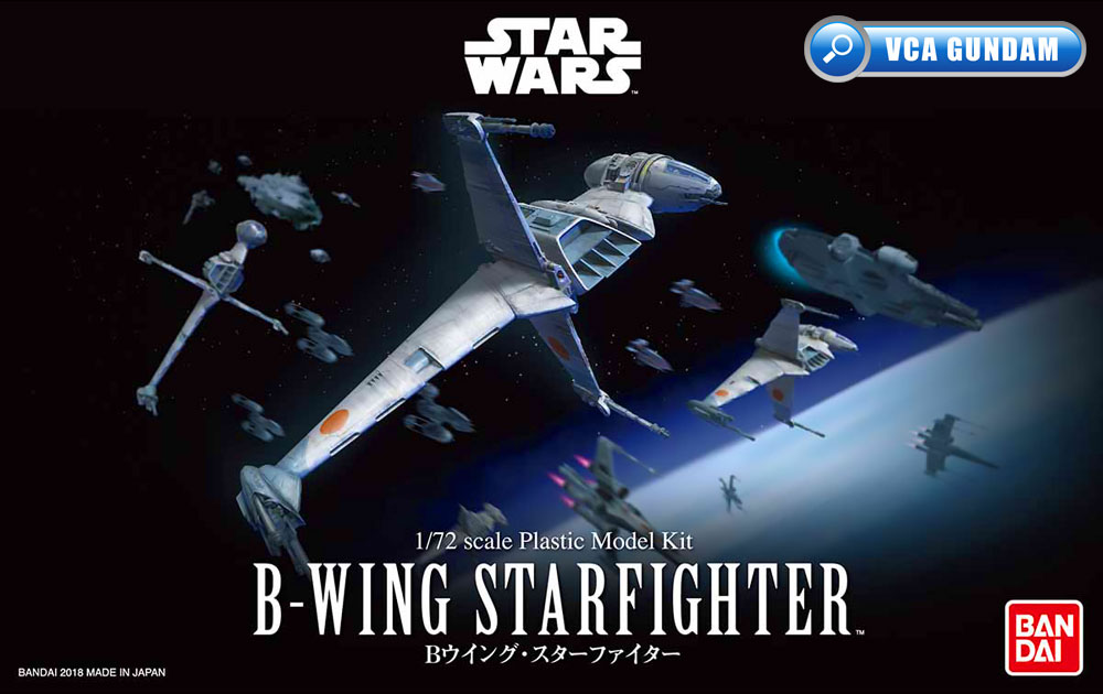 B-WING STARFIGHTER 1/72 プラモデル Bandai Star Wars Plastic Model 1/72 B-WING STARFIGHTER