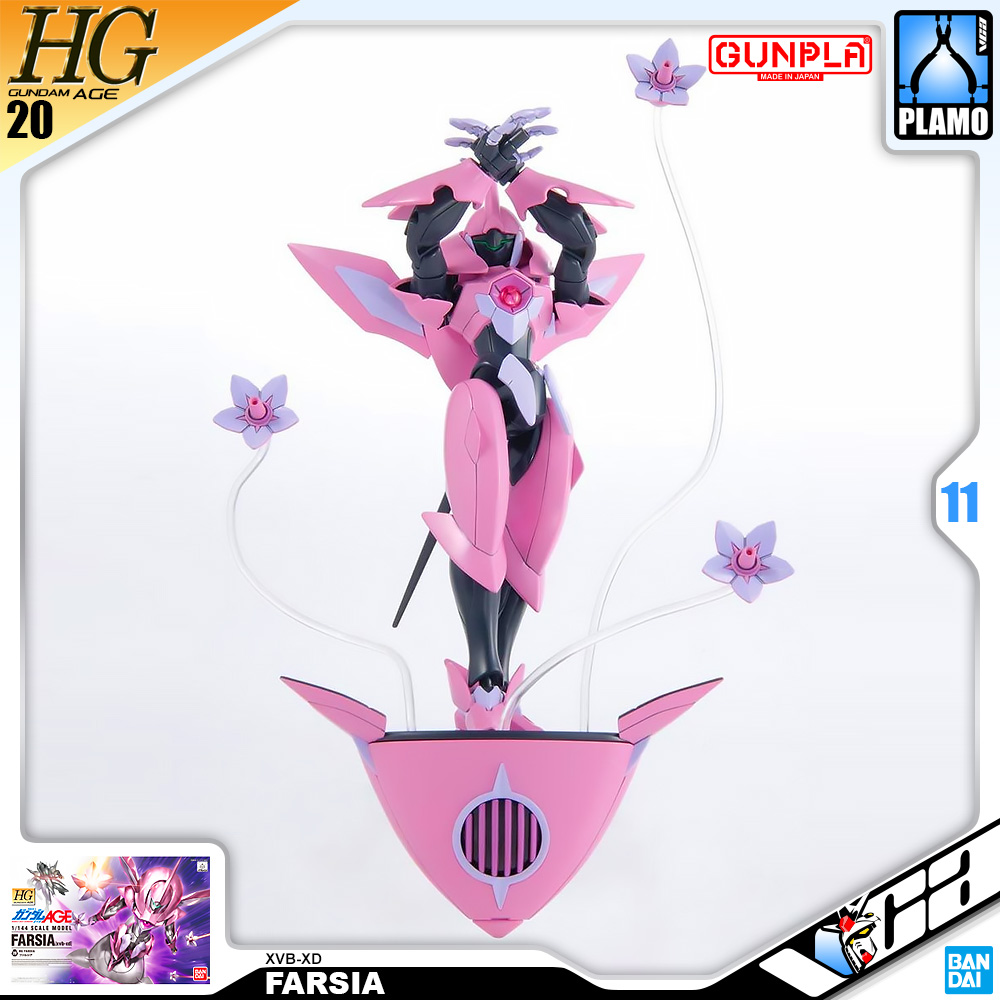⭐️ BANDAI GUNPLA HIGH GRADE AGE HGGA HG 1/144 FARSIA ประกอบ หุ่นยนต์ โมเดล กันดั้ม กันพลา ของเล่น VCA GUNDAM