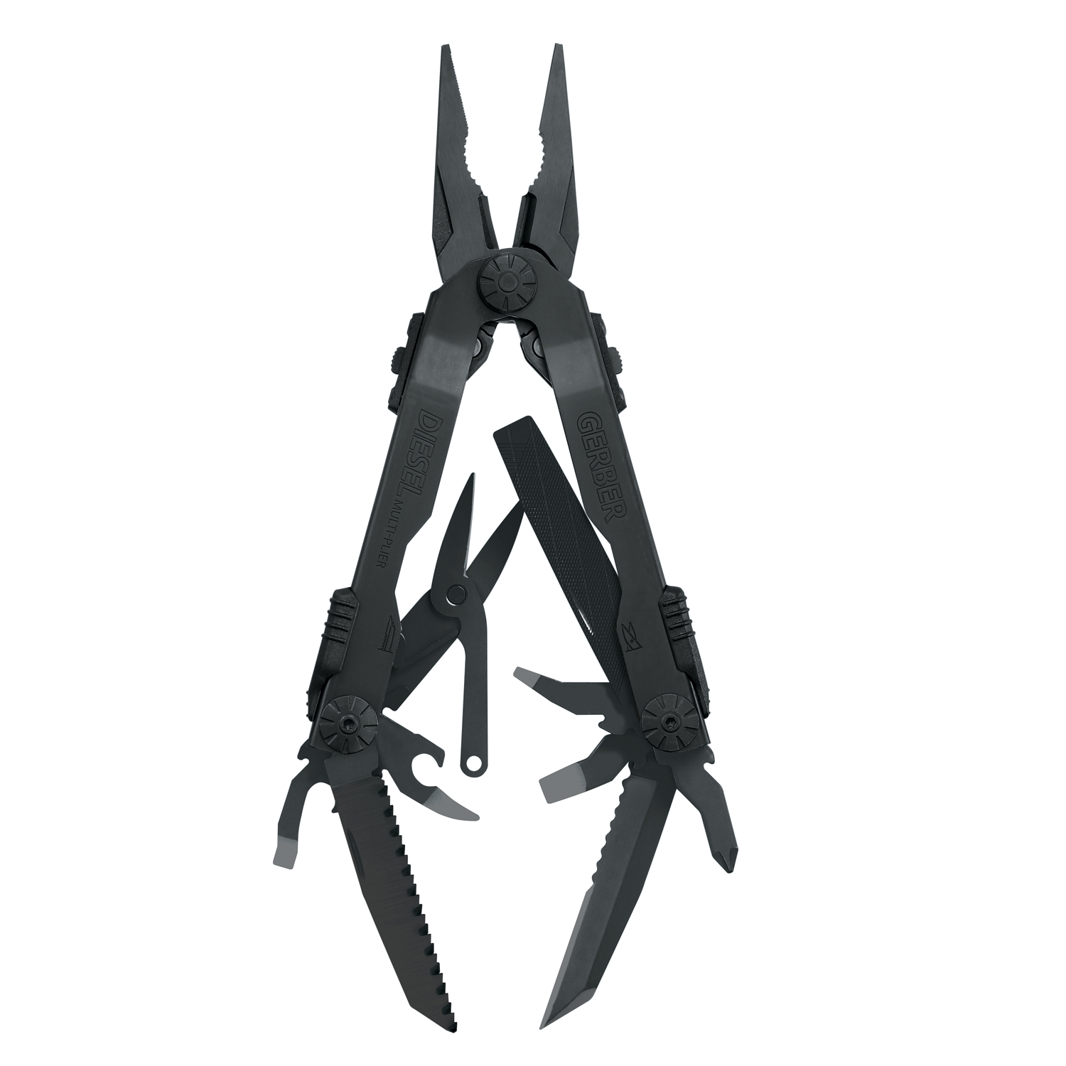Gerber Diesel 14-in-1 Multi-Tool in Black with Sheath