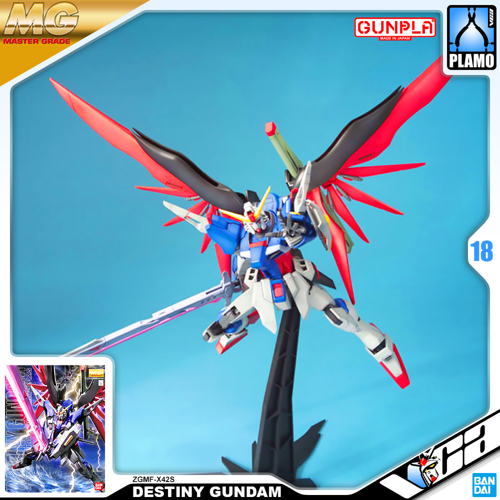 ⭐️ BANDAI GUNPLA MASTER GRADE MG 1/100 ZGMF-X42S DESTINY GUNDAM ประกอบ หุ่นยนต์ โมเดล กันดั้ม กันพลา ของเล่น VCA GUNDAM