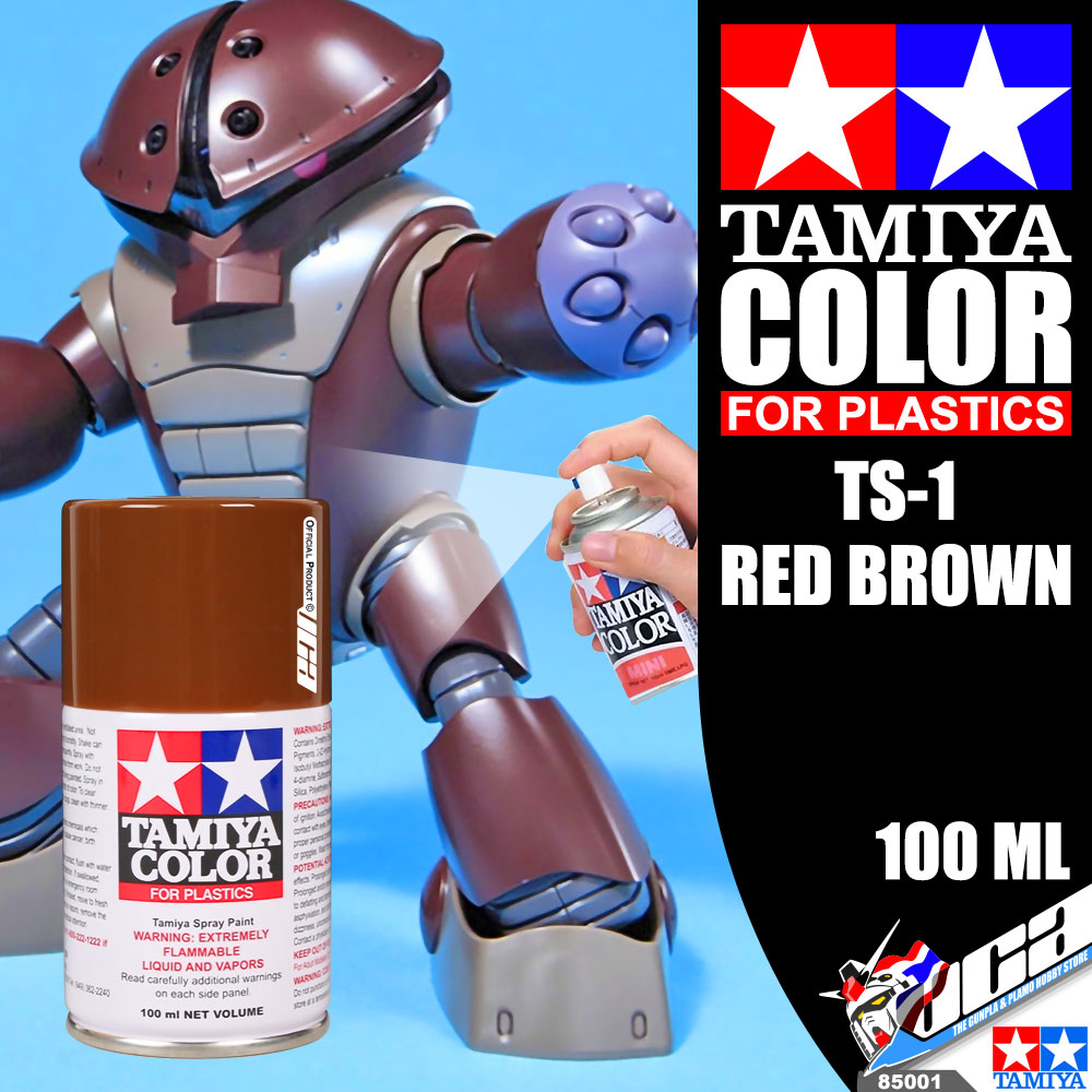 Tamiya® Color For Plastics 85001 TS-1 RED BROWN 100ML