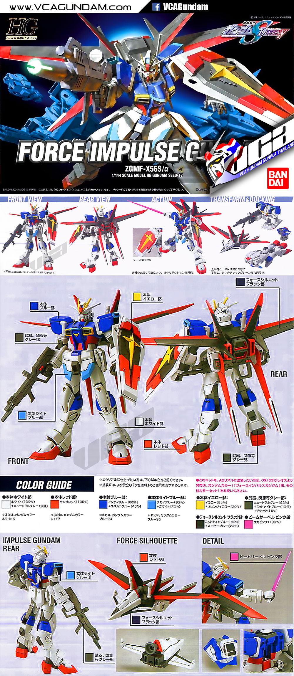 HG FORCE IMPULSE GUNDAM ฟอร์ซ อิมพัลส์ กันดั้ม