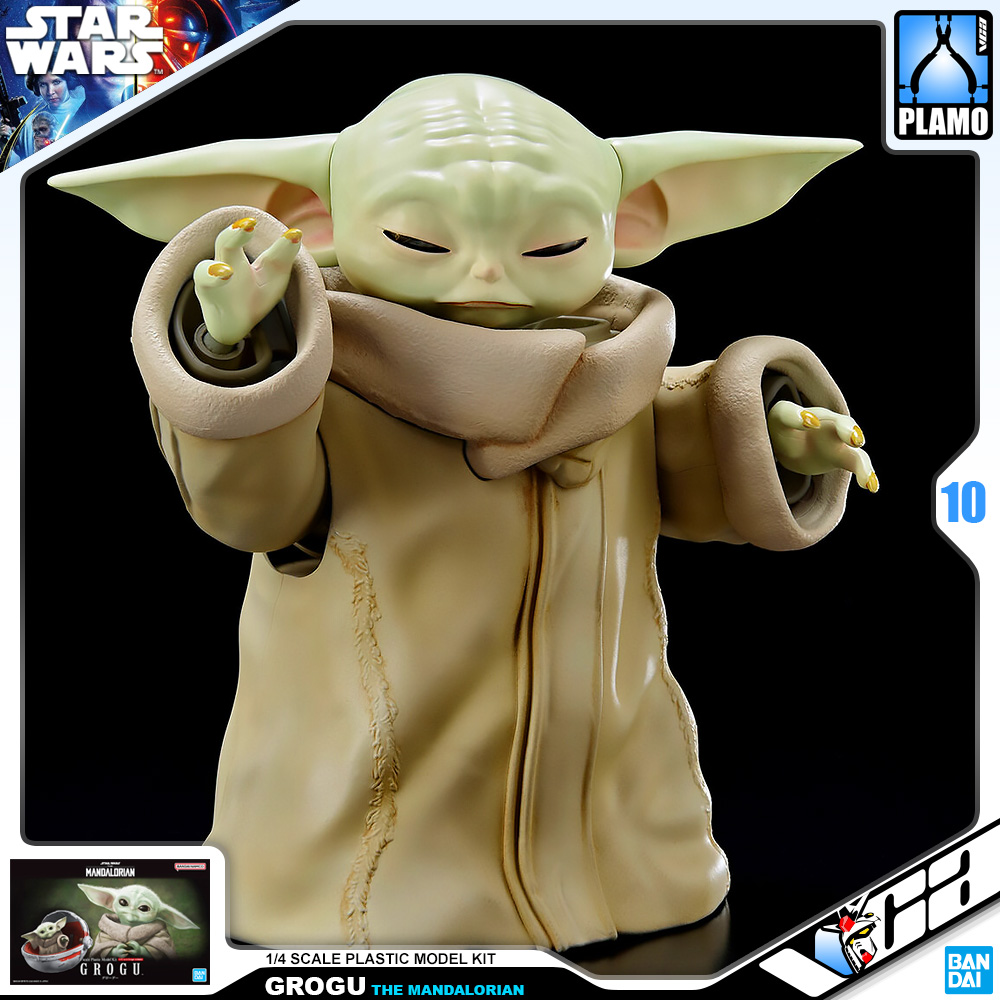 ⭐️ BANDAI STAR WARS 1/4 GROGU ประกอบ หุ่นยนต์ โมเดล กันดั้ม กันพลา ของเล่น VCA GUNDAM