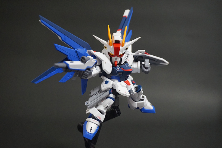 Painted Build : SDCS FREEDOM GUNDAM + CS FRAME by yoh0919