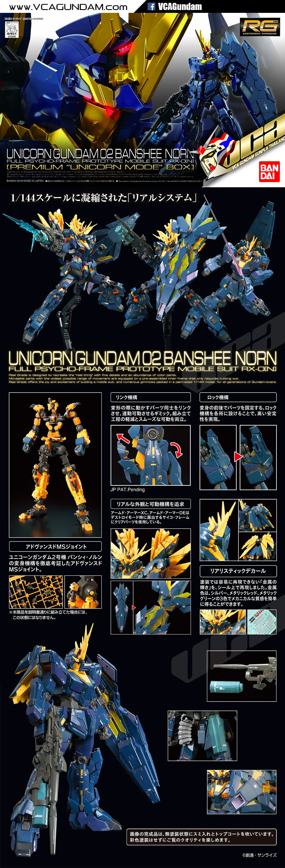 RG UNICORN GUNDAM 02 BANSHEE NORN (PREMIUM BOX EDITION)