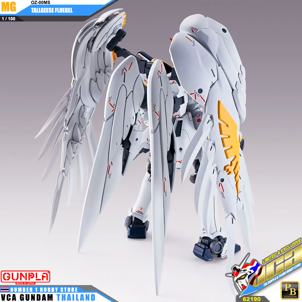 PREMIUM BANDAI GUNPLA MASTER GRADE MG 1/100 OZ-00MS TALLGEESE FLUEGEL EW โมเดล กันดั้ม กันพลา VCA GUNDAM