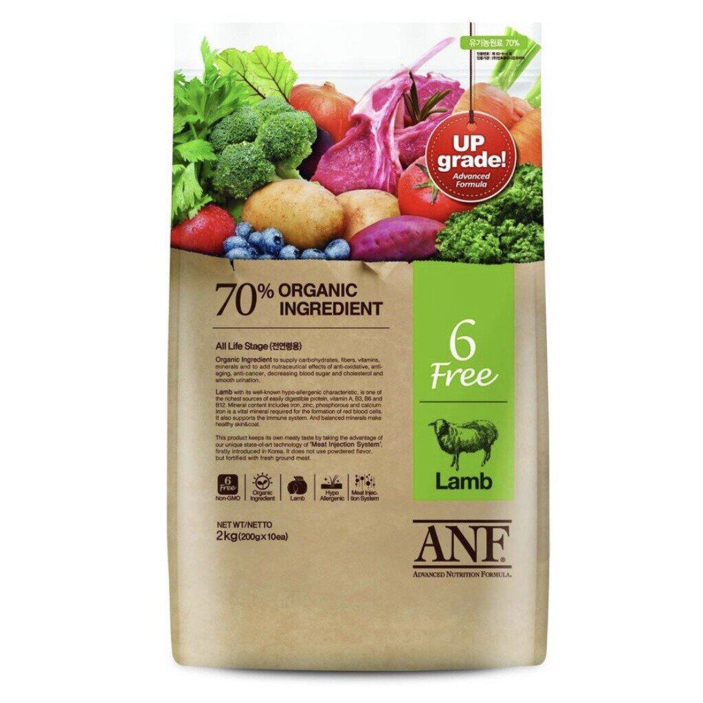 อาหารสุนัขเม็ด ANF Organic 6Free ขนาด 6 กก.