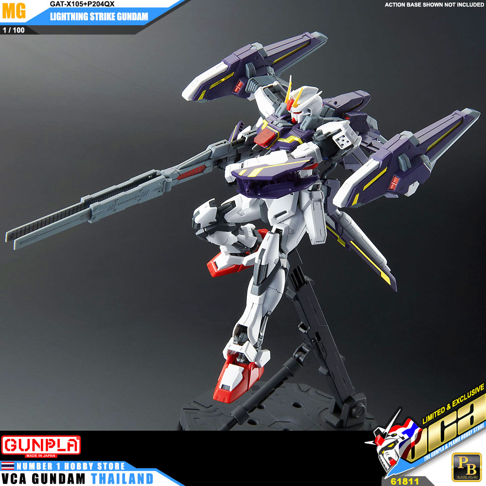 PREMIUM BANDAI PB GUNPLA MASTER GRADE MG 1/100 LIGHTNING STRIKE GUNDAM โมเดล กันดั้ม กันพลา VCA GUNDAM