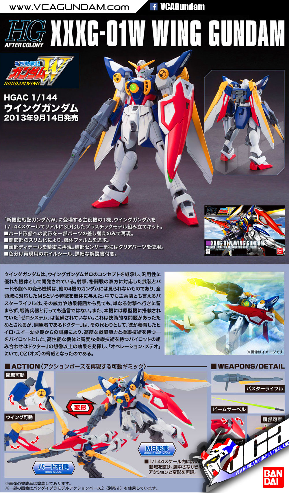 HG WING GUNDAM วิง กันดั้ม