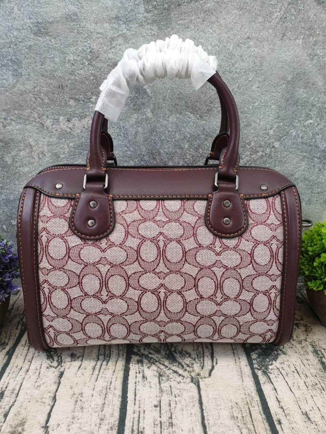 COACH IVIE BENNETT SATCHEL IN SIGNATURE JACQUARD (COACH F38112)
