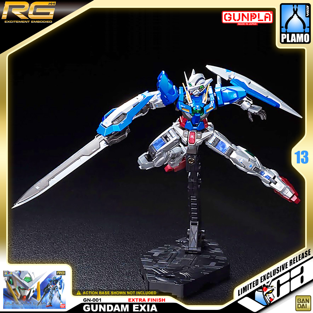 Bandai Real Grade Plastic Model Kits Series RG GN-001 GUNDAM EXIA EXTRA FINISH VERSION