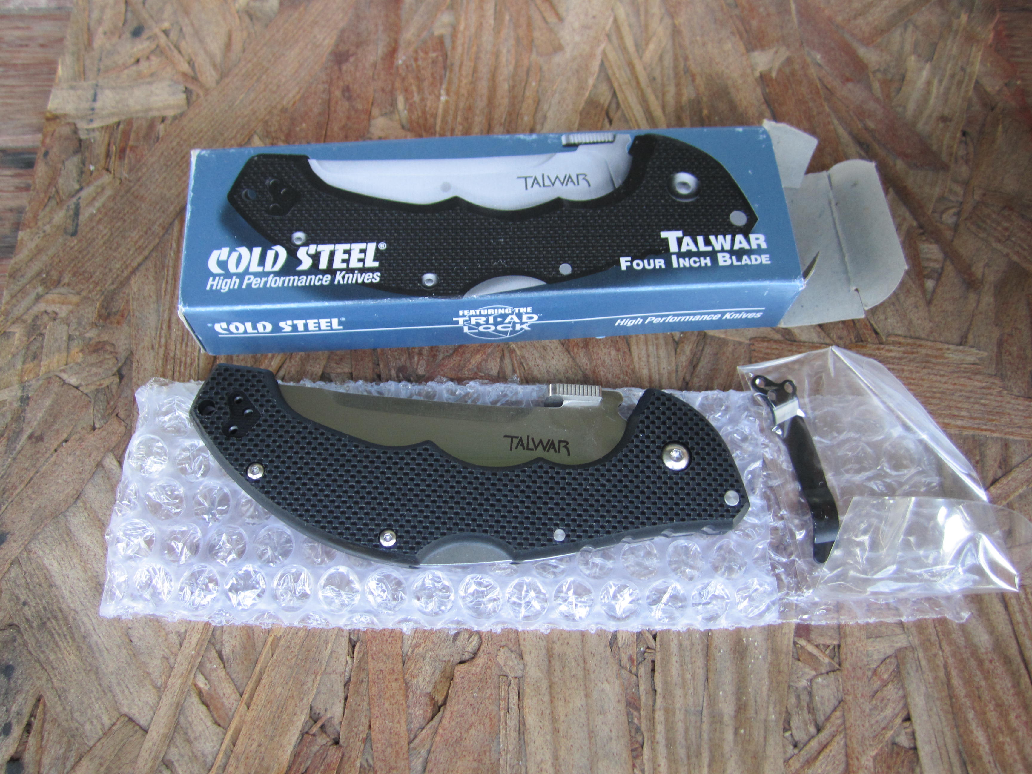 มีดCold Steel 21TTL Talwar Plain Edge Knife, 4-Inch