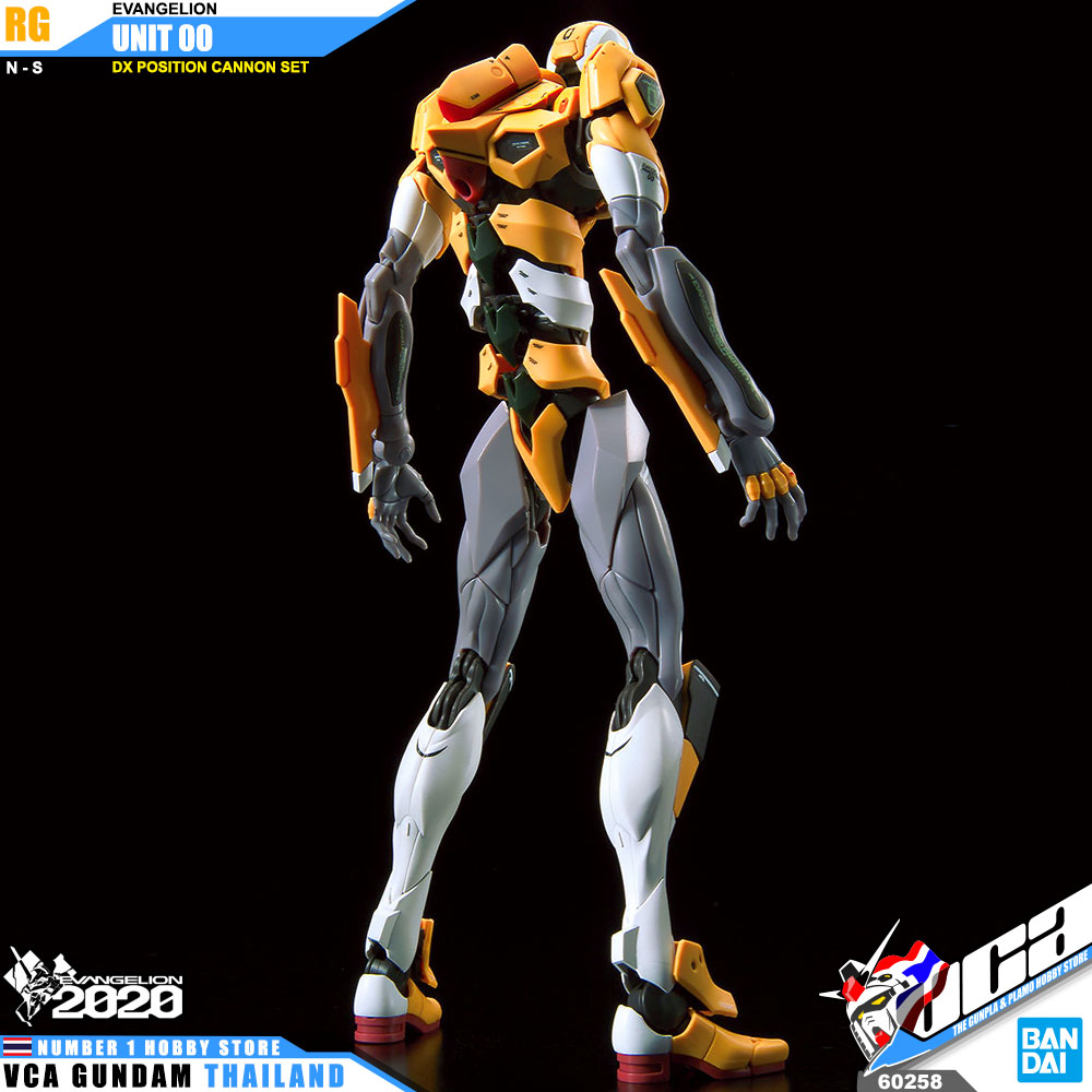 RG EVA-00 EVANGELION UNIT 00 + DX POSITRON CANNON SET อีวานเกเลียน