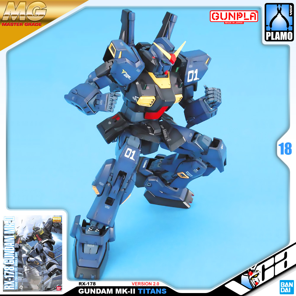 ⭐️ BANDAI GUNPLA MASTER GRADE MG 1/100 RX-178 GUNDAM MK-II MK II 2 TITANS VER 2.0 ประกอบ หุ่นยนต์ โมเดล กันดั้ม กันพลา ของเล่น VCA GUNDAM