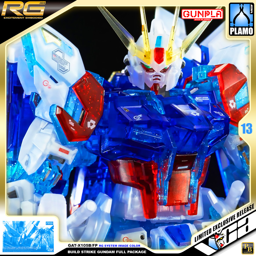 Bandai RG BUILD STRIKE GUNDAM FULL PACKAGE RG SYSTEM IMAGE COLOR