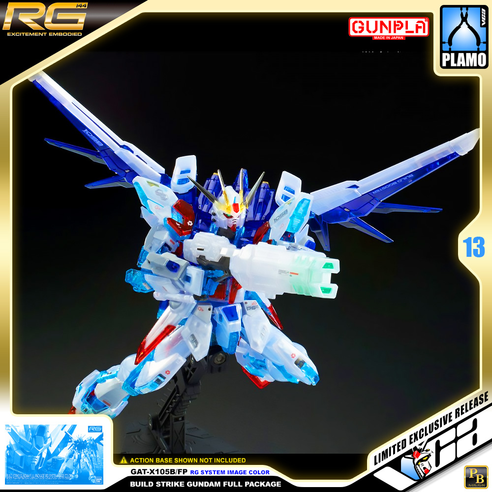 Bandai RG BUILD STRIKE GUNDAM FULL PACKAGE RG SYSTEM IMAGE COLOR