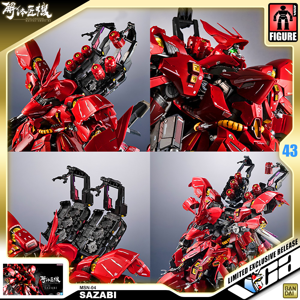 Bandai METAL STRUCTURE MSN-04 SAZABI