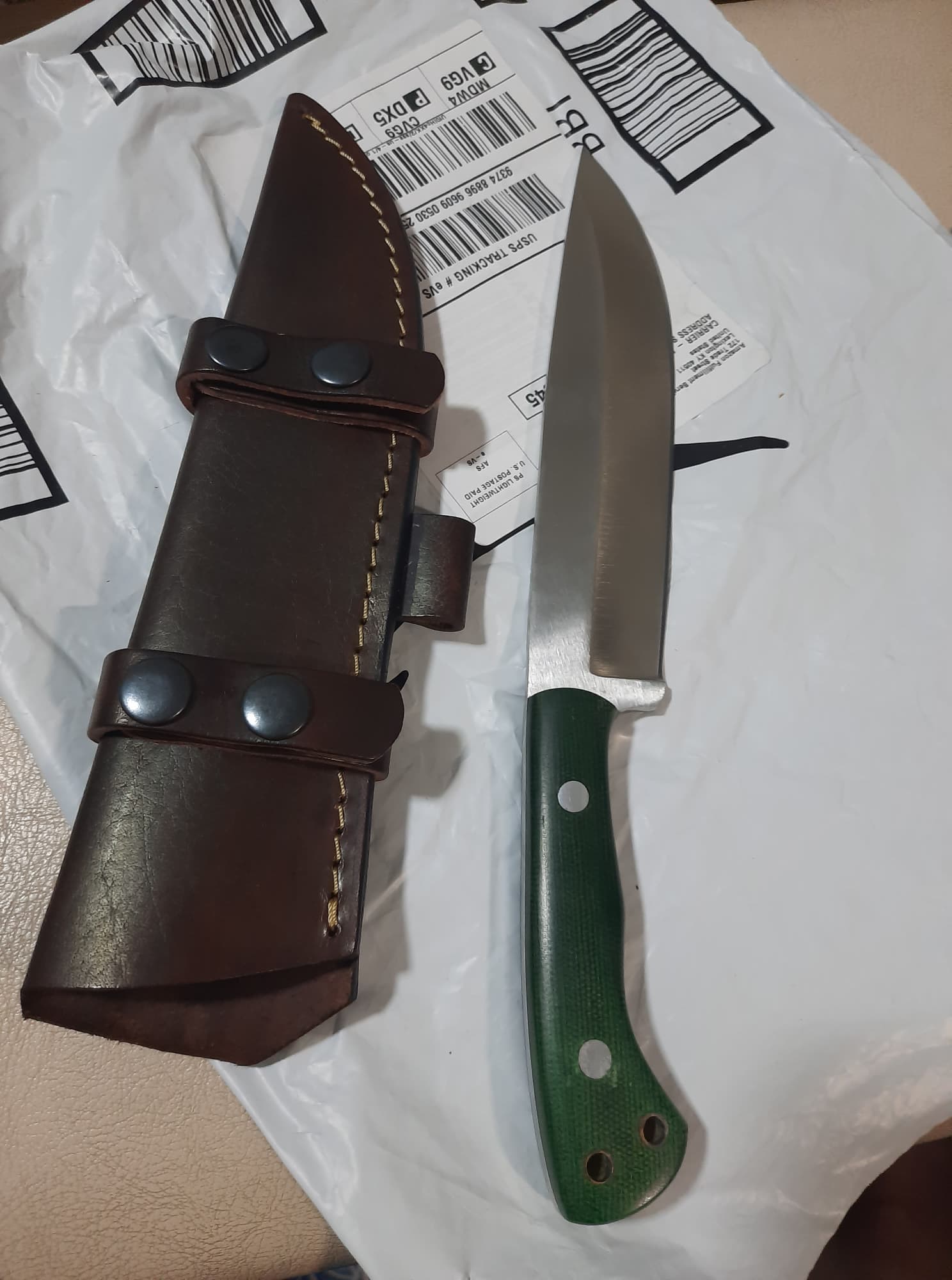 มีดเหล็ก D2 USA