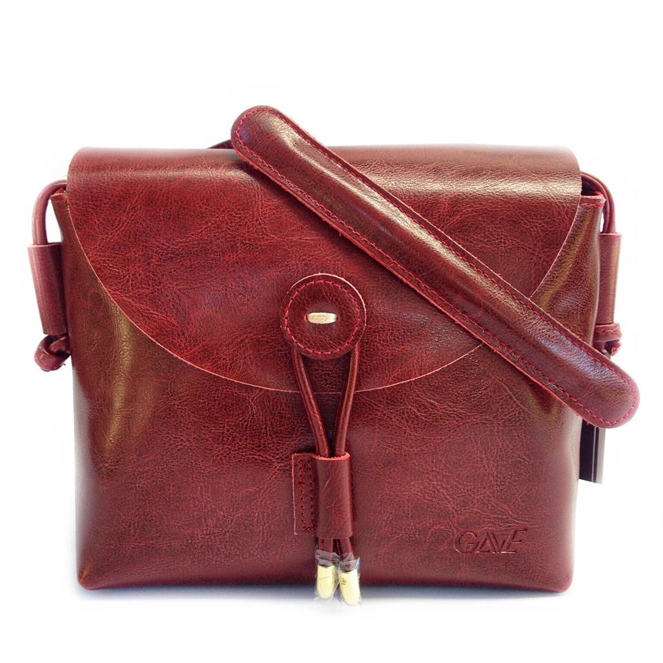 GAVE Genuine Leather Bag รุ่น Alices Vintage Button