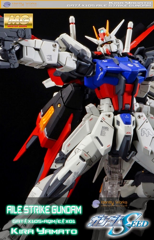 Painted Build : MG AILE STRIKE GUNDAM (VER RM) by Identity