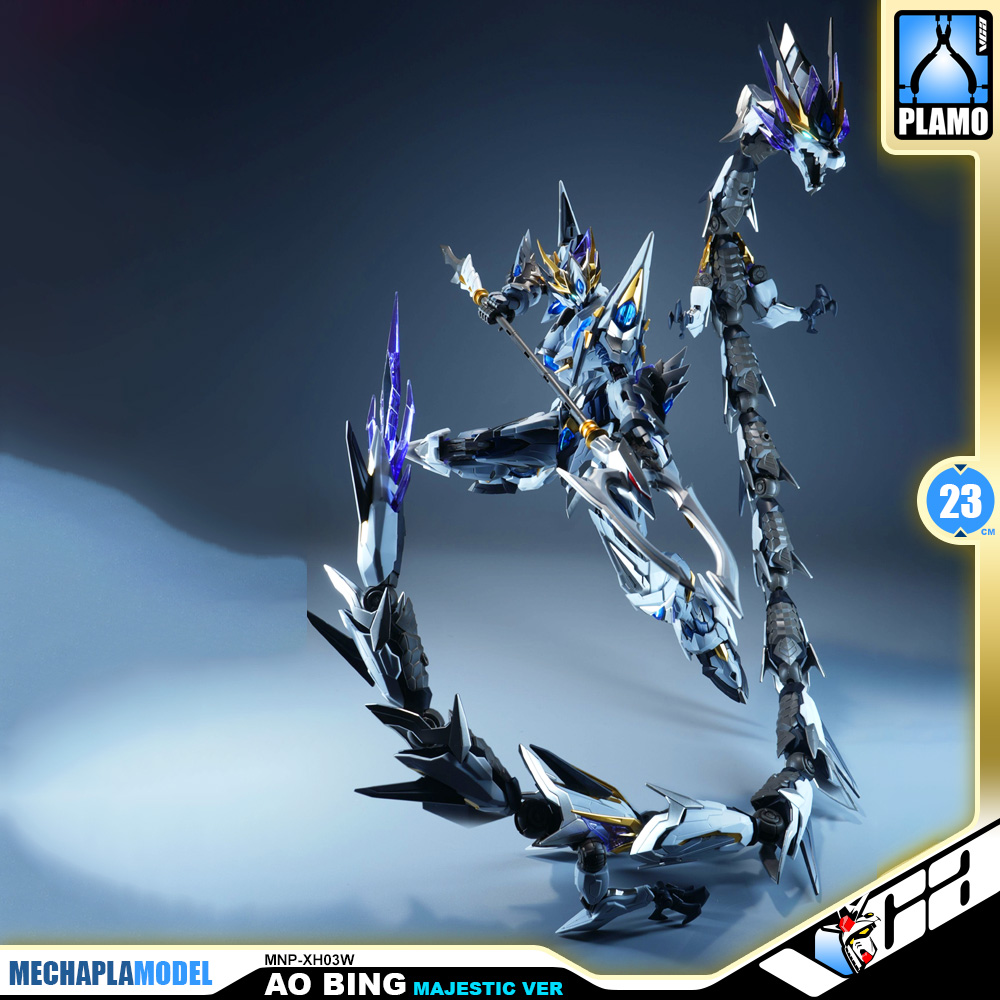 Motor Nuclear 摩动核 MNP-XH03W Ao Bing 敖丙 Majestic Ver 威武色 Metal Build Structure Action Figure Toy Kit VCA Gundam Thailand