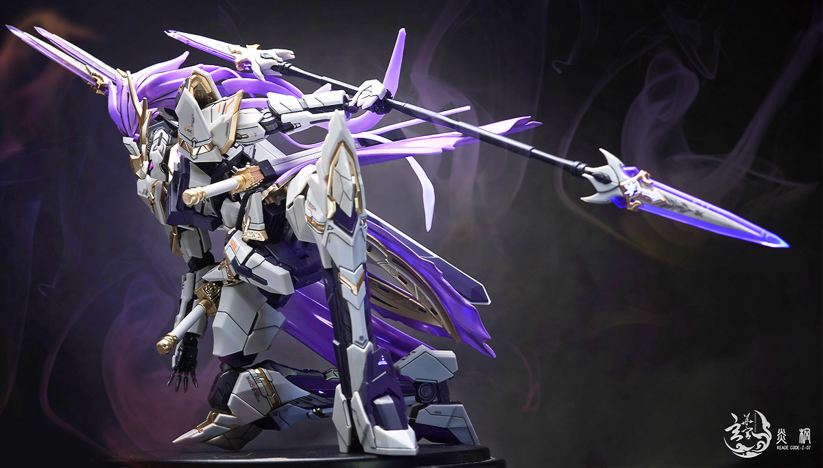 Aether Studio Code-z-07 Gundam Barbatos ver. Dynasty Warrior God Flame Keade Model Kit