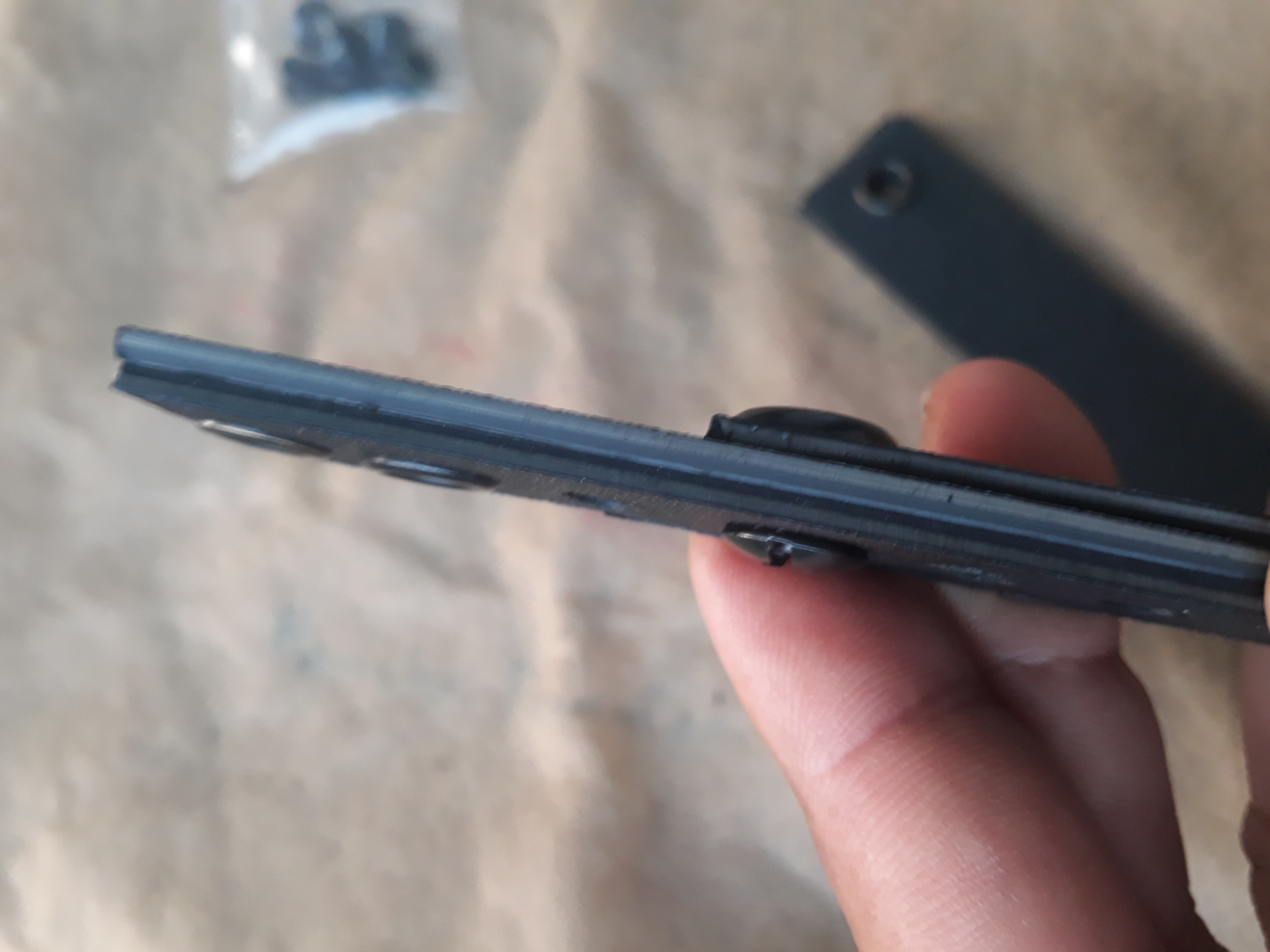 ชุดน็อต + สกรู หัวแบน (10 ตัว)