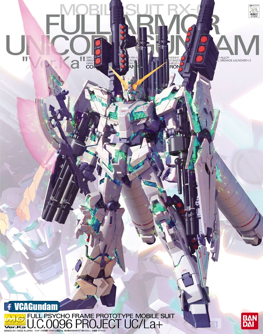 MG FULL ARMOR UNICORN GUNDAM VER KA ฟูล อาร์เมอร์ ยูนิคอร์น กันดั้ม