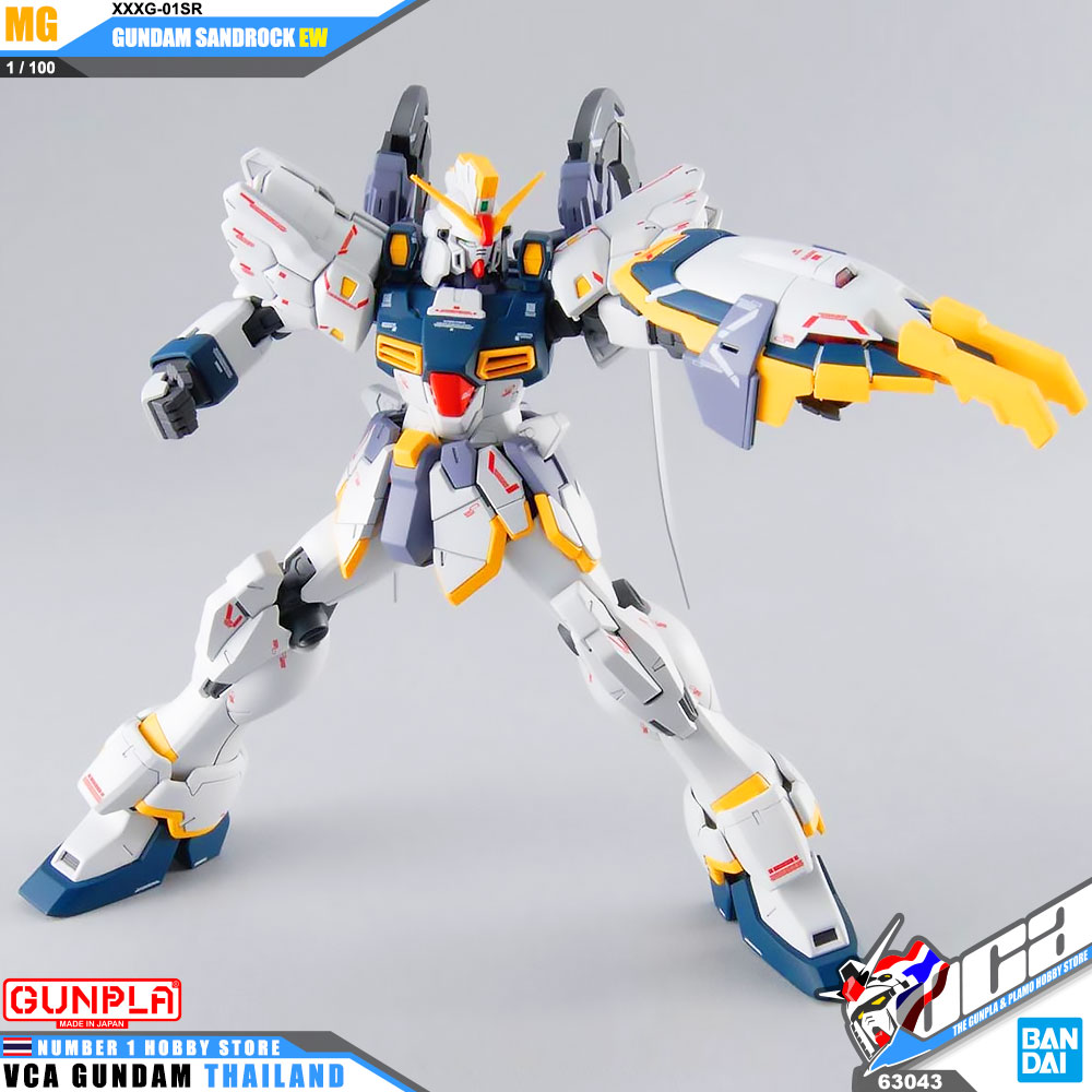 BANDAI GUNPLA MASTER GRADE MG 1/100 GUNDAM SANDROCK EW โมเดล กันดั้ม กันพลา VCA GUNDAM