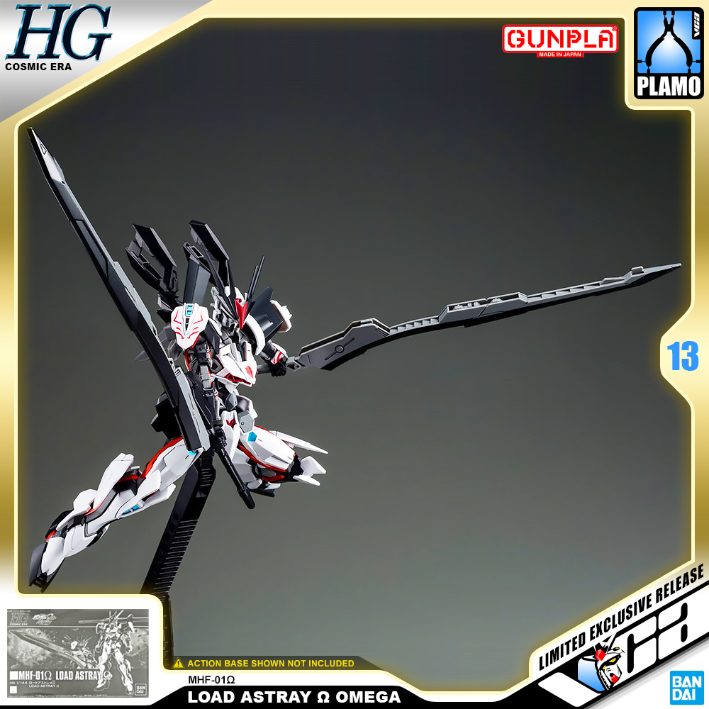 ⭐️ BANDAI GUNPLA HIGH GRADE COSMIC ERA HG 1/144 MHF-01 LOAD ASTRAY OMEGA Ω ประกอบ หุ่นยนต์ โมเดล กันดั้ม กันพลา ของเล่น VCA GUNDAM