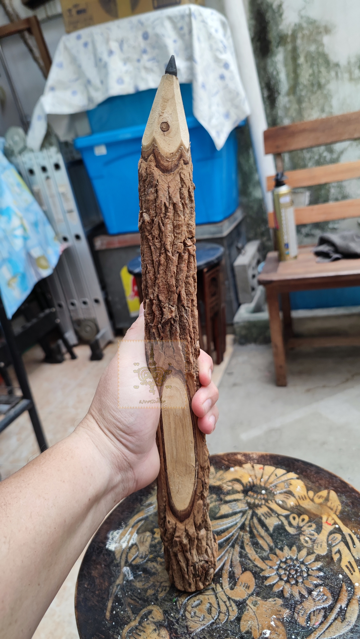 ดินสอไม้ ขนาดใหญ่