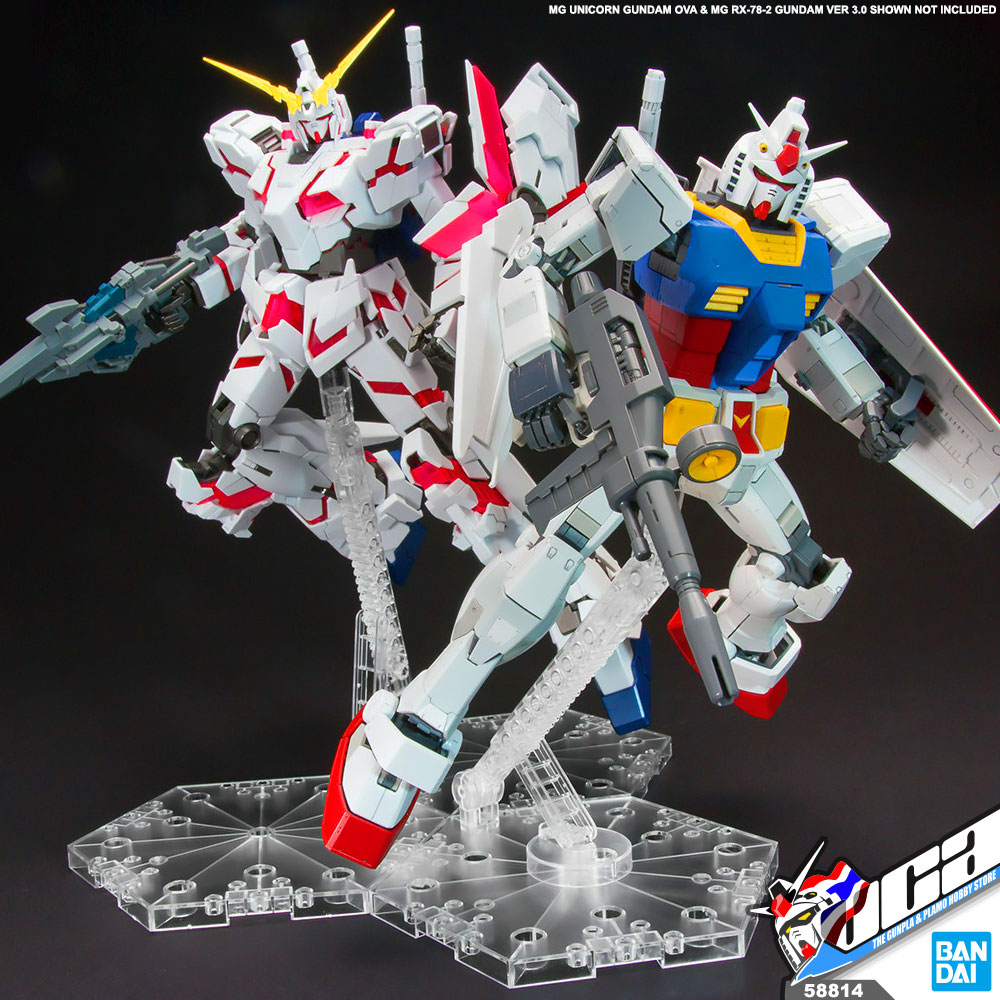 Bandai ACTION BASE 4 CLEAR ฐาน ขาตั้ง กันดั้ม กันพลา พลาโม