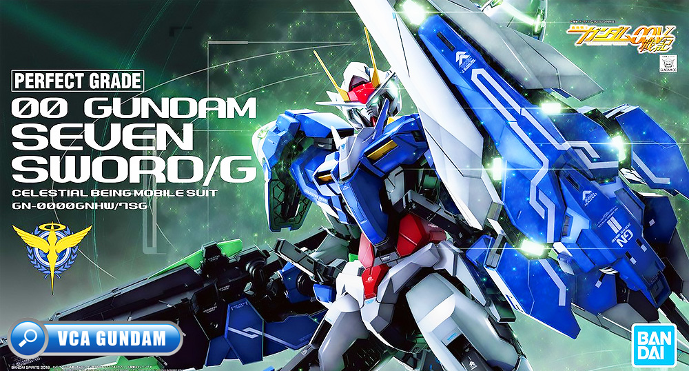 ⭐️ BANDAI GUNPLA PERFECT GRADE PG 1/60 00 GUNDAM SEVEN SSWORD/G ประกอบ หุ่นยนต์ โมเดล กันดั้ม กันพลา ของเล่น VCA GUNDAM