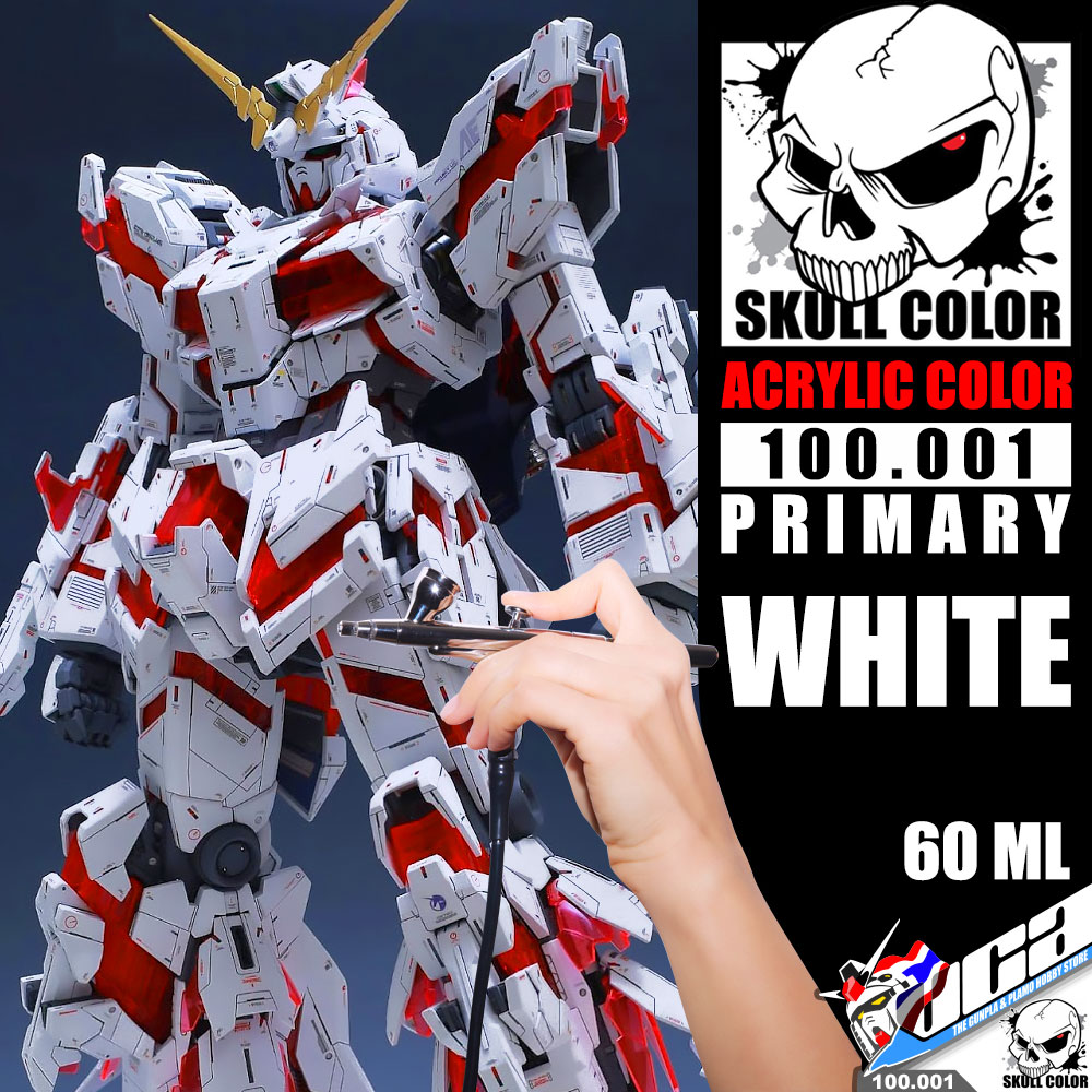 Skull Color™ Modelling Paint Professional PRIMARY ACRYLIC COLOR 100.001 WHITE 60ML
