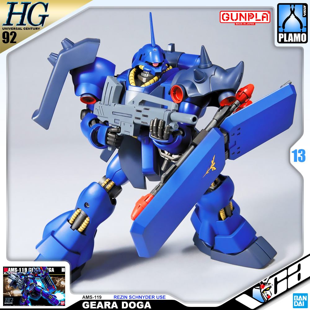 ⭐️ BANDAI GUNPLA HIGH GRADE UNIVERSAL CENTURY HGUC HG 1/144 AMS-119 GEARA DOGA REZIN SCHNYDER ประกอบ หุ่นยนต์ โมเดล กันดั้ม กันพลา ของเล่น VCA GUNDAM