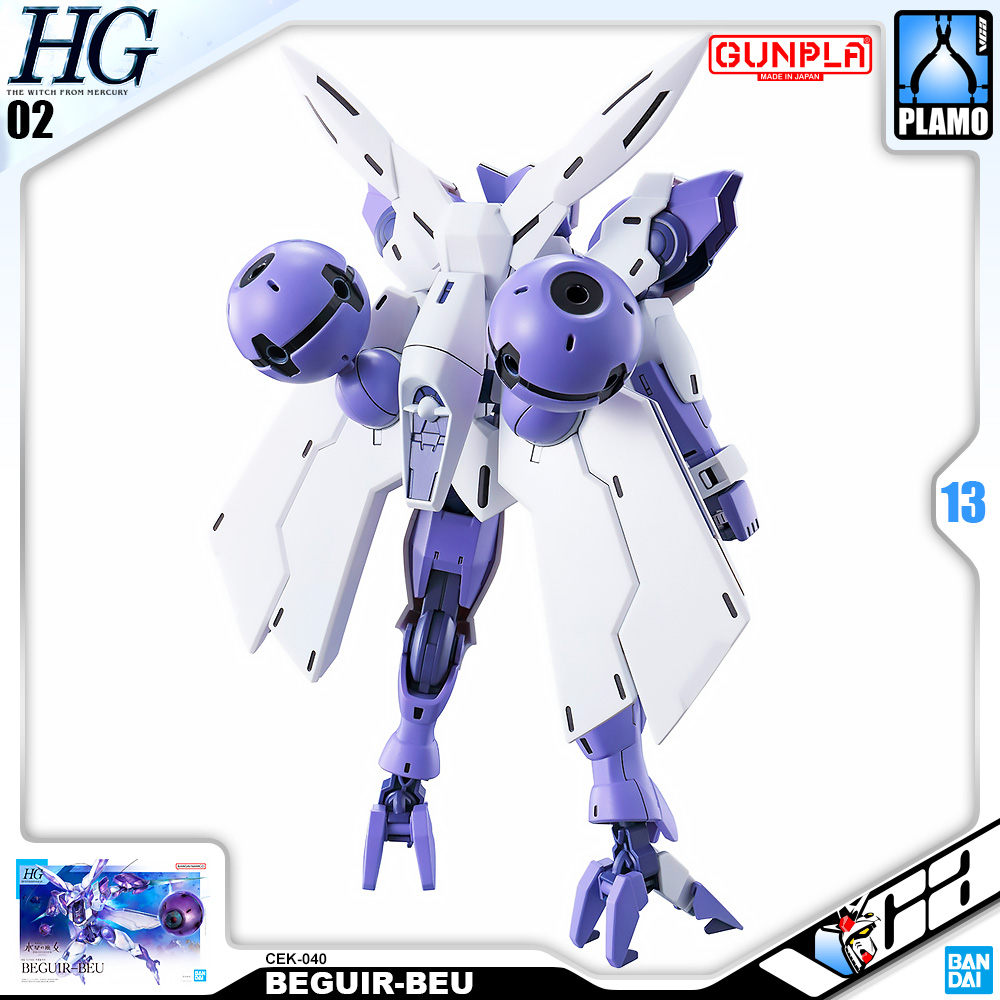 ⭐️ BANDAI GUNPLA HIGH GRADE THE WITCH FROM MERCURY HGTWFM HG 1/144 BEGUIR-BEU BEGUIR BEU ประกอบ หุ่นยนต์ โมเดล กันดั้ม กันพลา ของเล่น VCA GUNDAM
