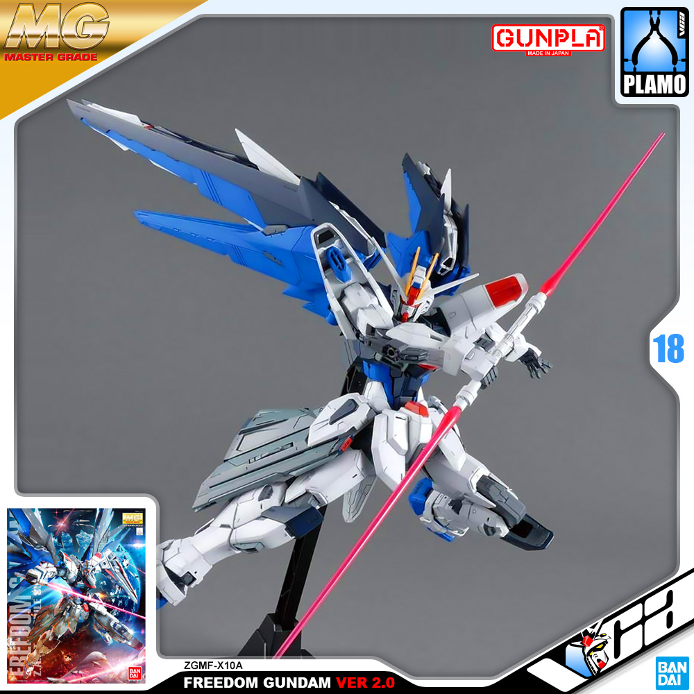 Bandai Gunpla Master Grade MG ZGMF-X10A FREEDOM GUNDAM VERSION 2.0
