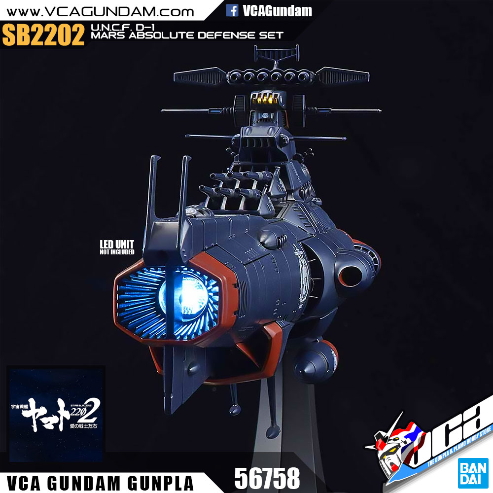 1/1000 U.N.C.F. D-1 MARS ABSOLUTE DEFENSE LINE SET