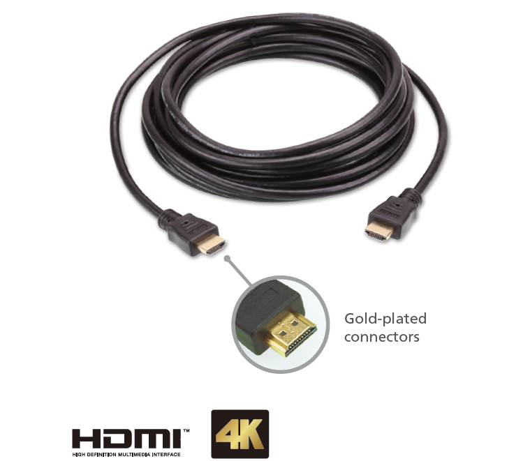 ATEN : 2L-7D05H-1 5M HDMI V2.0 High Speed True 4K HDMI Cable with Ethernet ความยาว 5 เมตร