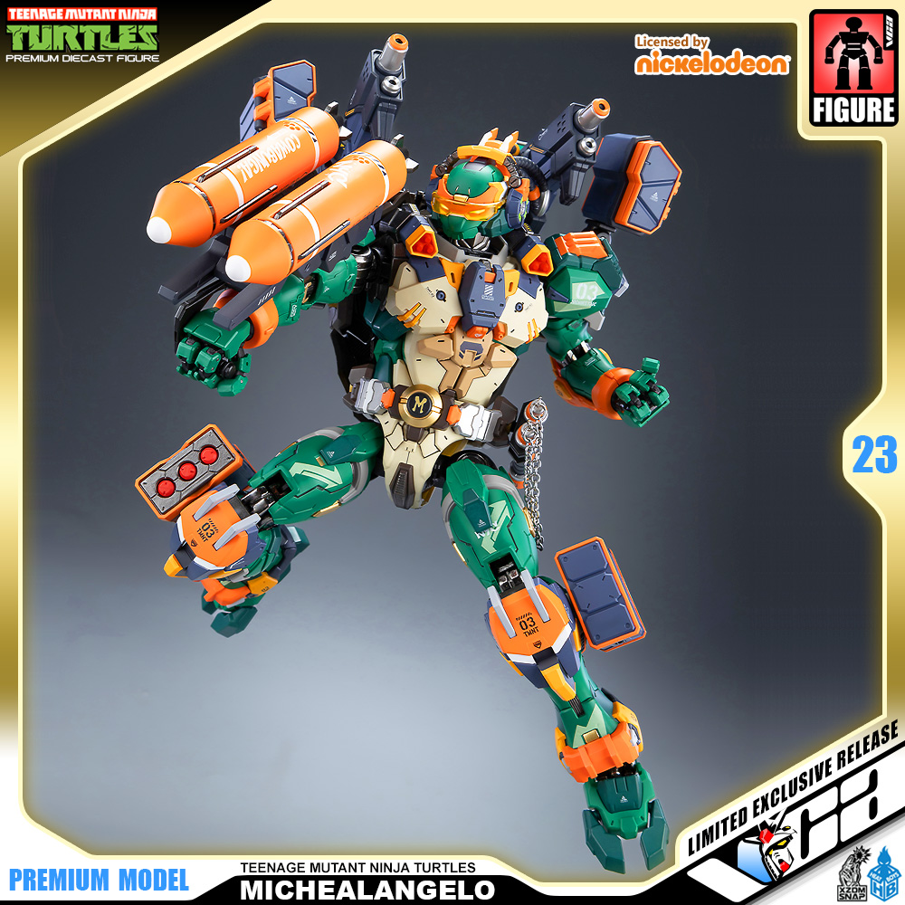 Heat Boys NICKELODEON TEENAGE MUTANT NINJA TURTLES MICHELANGELO MECHA