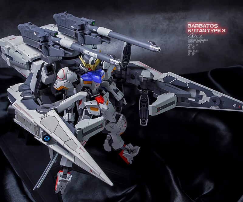 HG 1/144 Gundam Barbatos + Transport Booster | Modeled by Identity