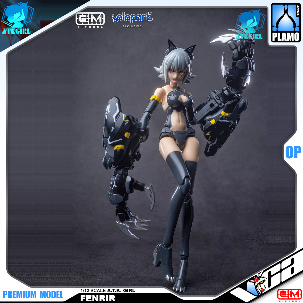 Eastern Model® Plastic Model Kit A.T.K. Girl FENRIR WOLF