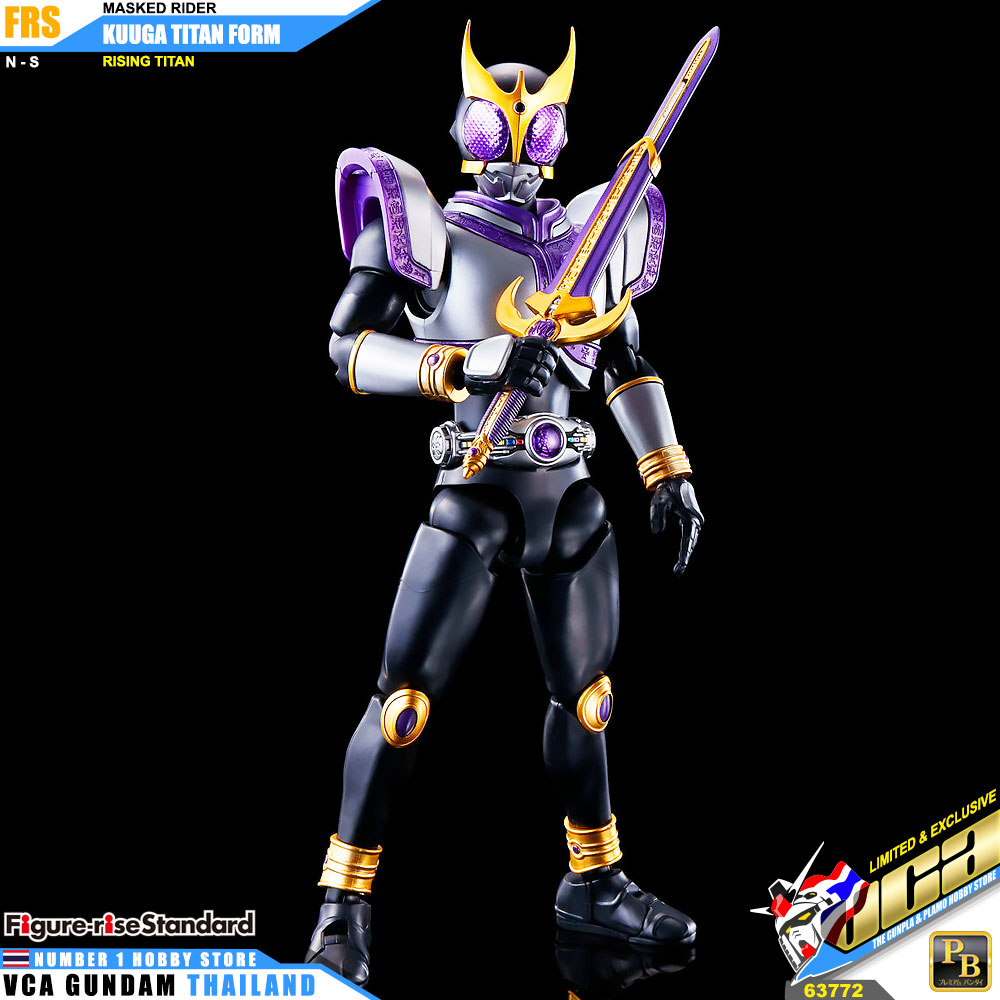 PREMIUM BANDAI FIGURE-RISE STANDARD MASKED RIDER KUUGA TITAN FORM RISING TITAN RISINGTITAN FIGURE RISE มาสค์ไรเดอร์บิลด์ พลาสติก โมเดล VCA GUNDAM