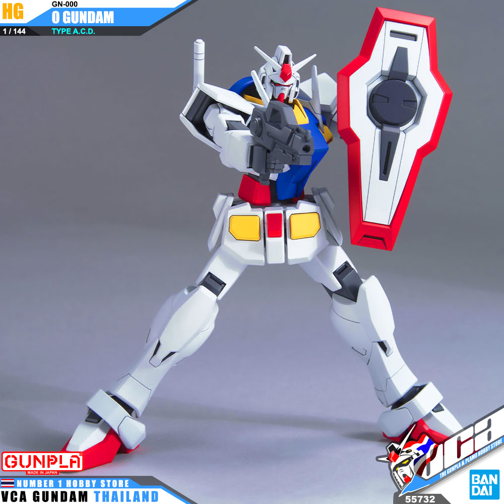 Bandai High Grade HG GN-000 0 GUNDAM TYPE A.C.D. 0 กันดั้ม