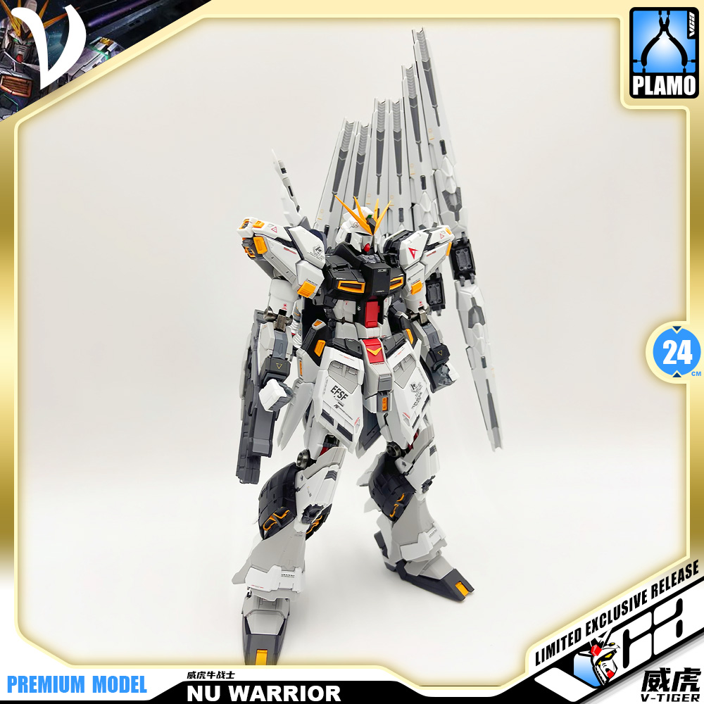 V-Tiger 威虎牛战士 RX-93 Nu Gundam Master Grade MG Metal Build Structure Model Action Figure Kit VCA Bangkok Thailand