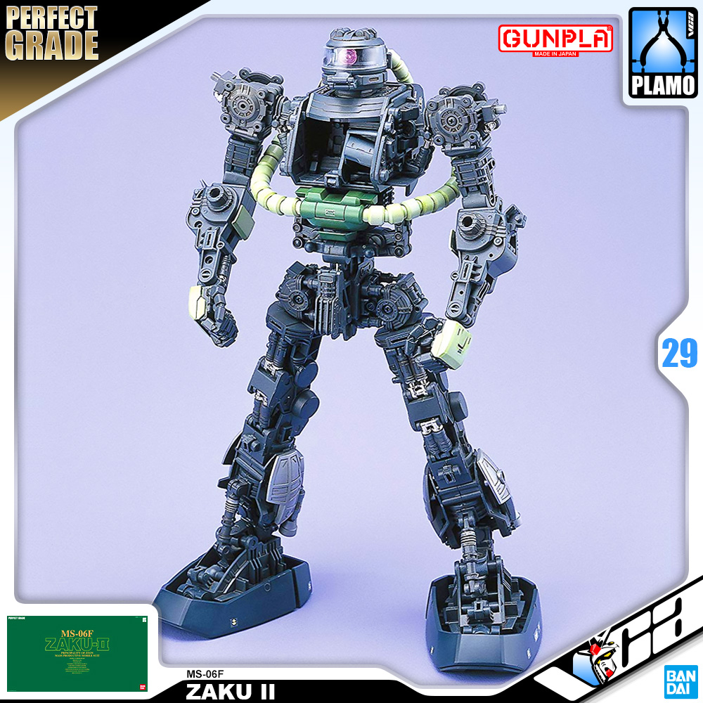 ⭐️ BANDAI GUNPLA PERFECT GRADE PG 1/60 MS-06F ZAKU II ประกอบ หุ่นยนต์ โมเดล กันดั้ม กันพลา ของเล่น VCA GUNDAM